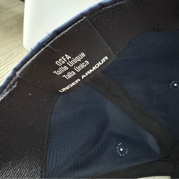 Under Armor Snapback Flat Brim SC30 Hat - Blue/Yellow - Picture 5 of 8